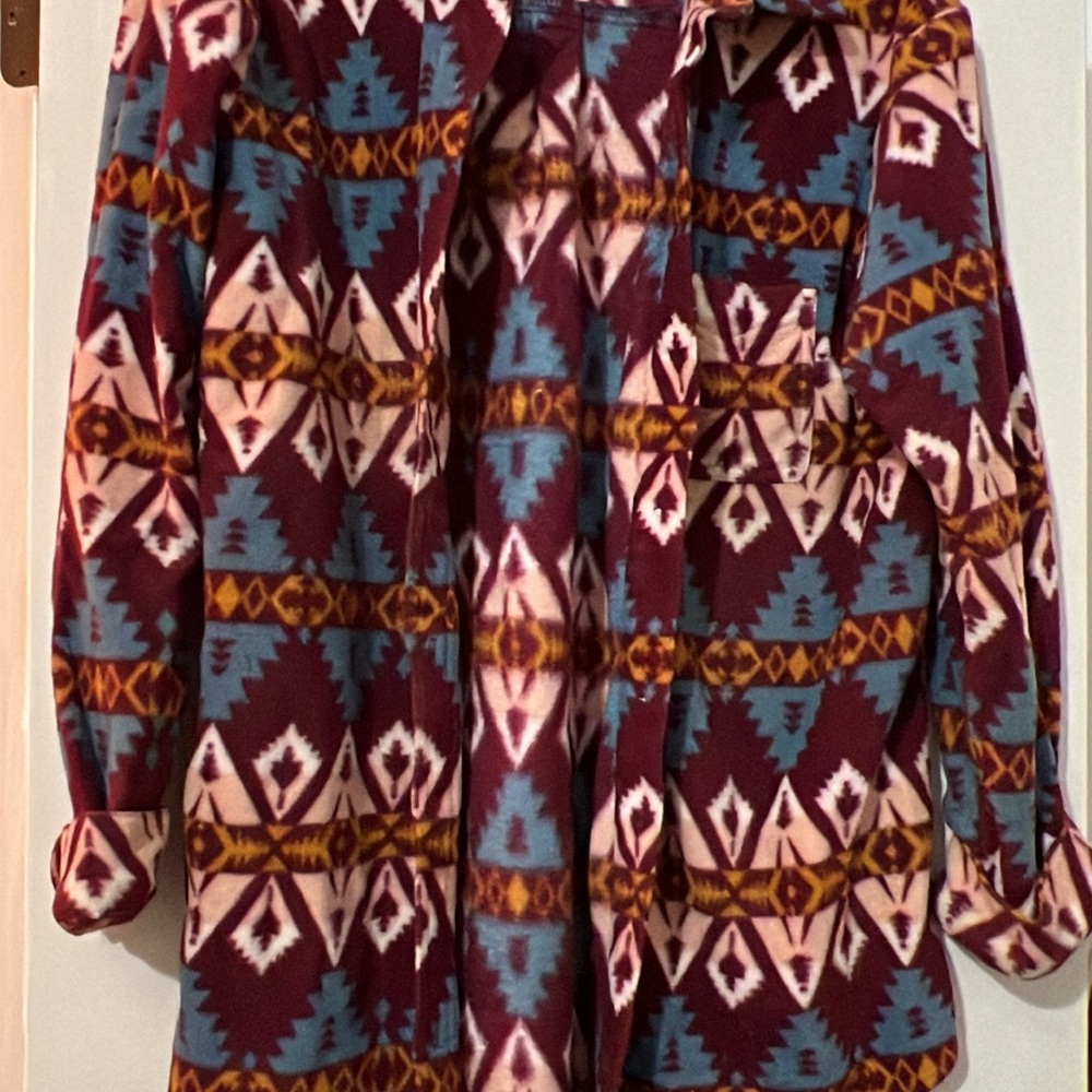 Wrangler fleece button up
